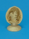Miniatur in Walnuss, Eichhrnchen